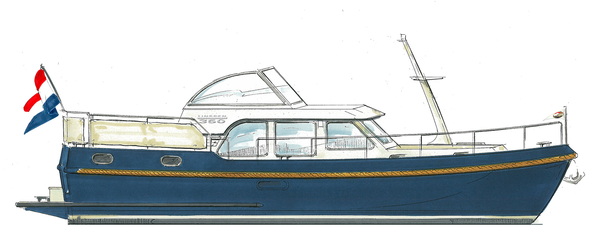 linssen yacht grand sturdy 350 ac