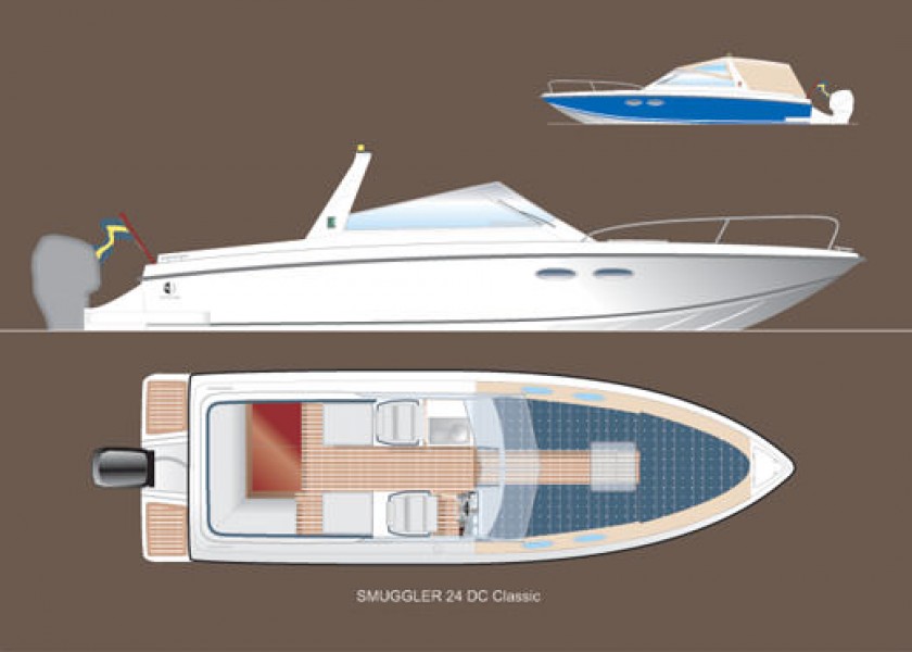 Smuggler 24 Classic Utenbords